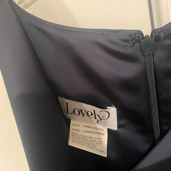 Lovely Size 0 Charmeuse Cowl-Neck Midi Tank Dress Evergreen - Picture 5 of 7